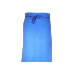 Kurze blaue Schürze